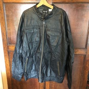 LRG vegan leather jacket